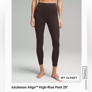 lululemon Align™ High-Rise Pant 25"